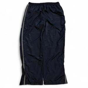 Vintage GAP Nylon Track Pants Mesh Lined Dark Navy Blue Size L